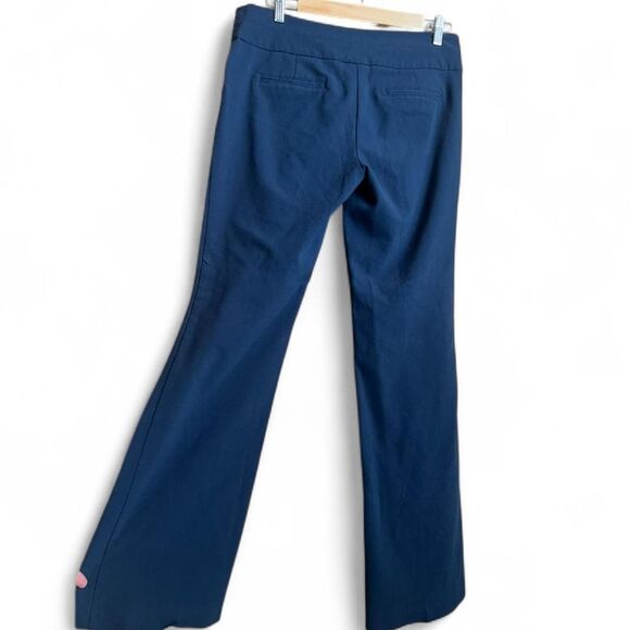 Vintage "Joe B" Navy Bootcut/Flared Dress Pants W/ Button & Pocket Detail. - Picture 6 of 6